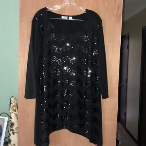 Sequined tunic